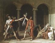 Jacques-Louis  David oath of the horatii USA oil painting reproduction